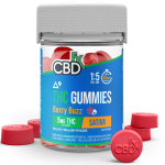 CBDfx | Delta-9 THC Gummies Berry Buzz | 5mg THC + 25mg CBD – 20ct