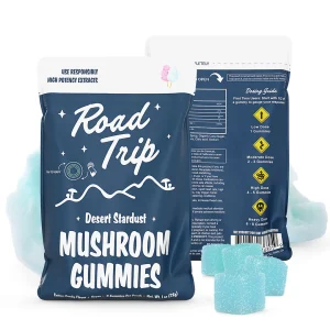 Road Trip | Cotton Candy Mushroom Gummies | Desert Stardust – High Potency Extract – 8ct