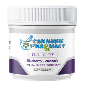 Cannabis Pharmacy | Deep Dream Sleep Gummies | 10mg CBN +10mg D9 +1mg THCP - Blueberry Lemonade - 60ct