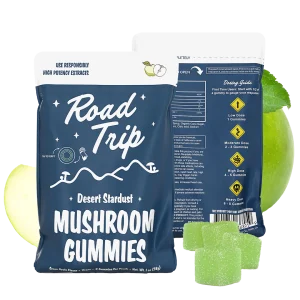 Road Trip | Green Apple Mushroom Gummies | Desert Stardust – High Potency Extract – 8ct