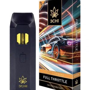 3CHI | True Strains Full Throttle THC Vape | Sativa - 3g Disposable Vape