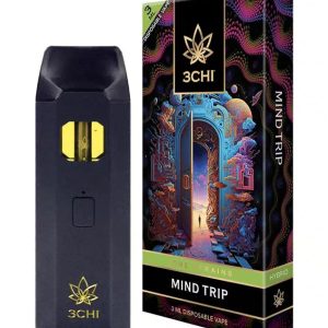 3CHI | True Strains Mind Trip THC Vape | Hybrid - 3g Disposable Vape