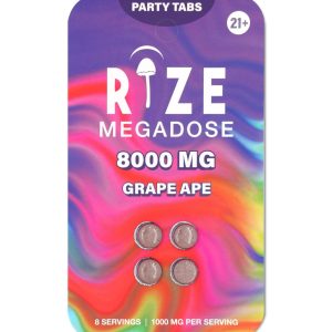 Rize | Grape Ape Party Tabs | 8000mg – 4pc