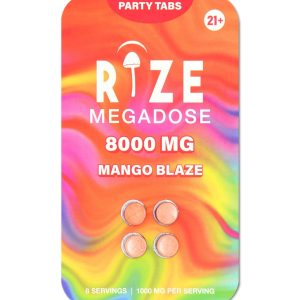 Rize | Mango Blaze Party Tabs | 8000mg – 4pc