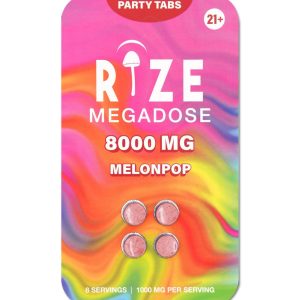 Rize | Melon Pop Party Tabs | 8000mg – 4pc