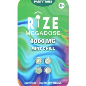 Rize | Mint Chill Party Tabs | 8000mg – 4pc
