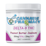 Cannabis Pharmacy Delta-9 THC Gummies | 25mg – Peanut Butter Jealousy – 20ct