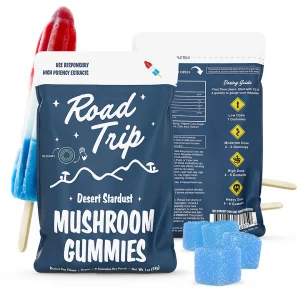 Road Trip | Rocket Pop Mushroom Gummies | Desert Stardust – High Potency Extract – 8ct