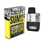 Half Bak’d | Rosin Blend Sumo THC Vape – Hippie Crasher | 5G – Indica Disposable