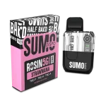 Half Bak’d | Rosin Blend Sumo THC Vape – Strawnana | 5G – Hybrid Disposable