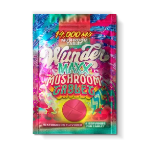 Wunder | Mushroom Tablets – Watermelon | Maxx Tablets -14,000mg – 1ct