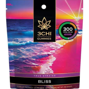 3CHI | True Strains High Potency Gummies Bliss - 20ct