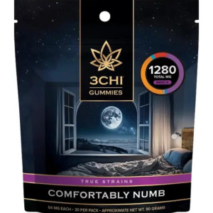 3CHI | True Strains High Potency Gummies Comfortably Numb - 20ct