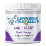Cannabis Pharmacy CBD Sleep Gummies | 10mg CBD + 10mg CBN + 5mg Melatonin Gummies for Sleep – 30ct