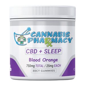 Cannabis Pharmacy CBD Sleep Gummies | 10mg CBD + 10mg CBN + 5mg Melatonin Gummies for Sleep - 30ct