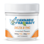 Cannabis Pharmacy Delta-8 THC Gummies | 25mg – Assorted Flavors – 60ct