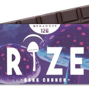 Rize | Dark Crunch Mushroom Chocolate Bar | Megasdose 12g Bar