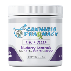 Cannabis Pharmacy | Deep Dream Sleep Gummies | 10mg CBN +10mg D9 +1mg THCP - Blueberry Lemonade - 30ct