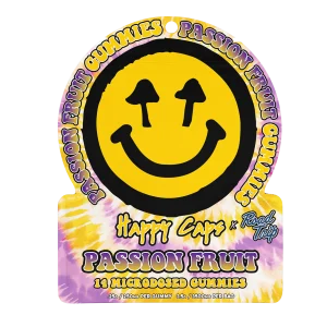 Happy Caps x Road Trip | Passion Fruit Microdose Mushroom Gummies | 14ct
