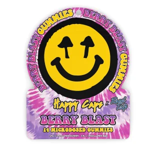 Happy Caps x Road Trip | Berry Blast Microdose Mushroom Gummies | 14ct