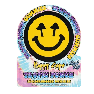 Happy Caps x Road Trip | Tropic Punch Microdose Mushroom Gummies | 14ct